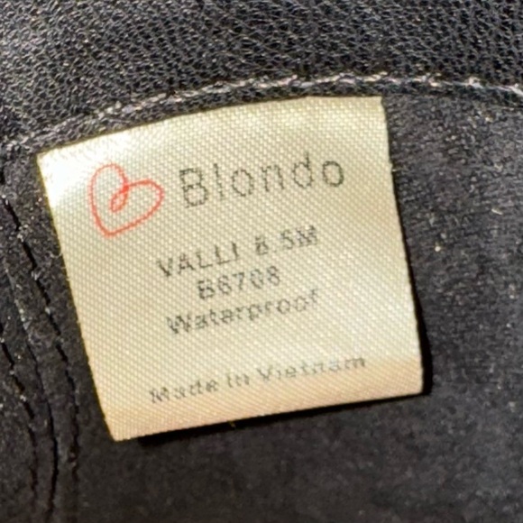 Blondo‎ Valli Waterproof Black Leather Bootie, Women’s 8.5, New with scuff - Picture 11 of 15